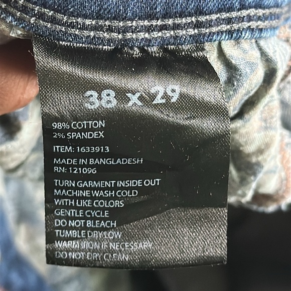 English Laundry Men's Blue Jeans Harrow Straight Fit (38x29) - Picture 8 of 11